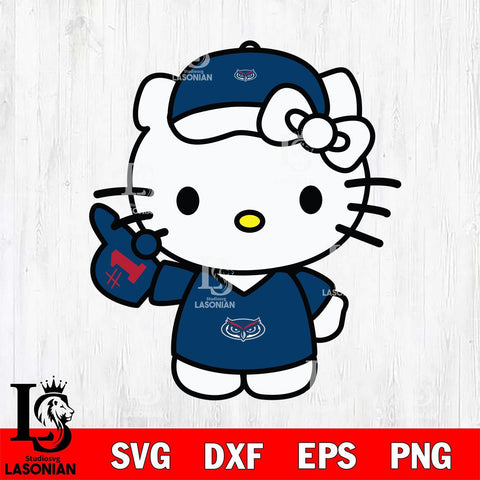 Florida Atlantic Owls Hello Kitty sport 5 Svg Eps Dxf Png File, NCAA svg, Digital Download, Instant Download