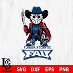 Florida Atlantic Owls Jason Voorhees 3 Svg Eps Dxf Png File, Digital Download
