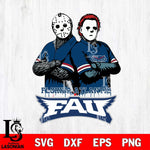 Florida Atlantic Owls Jason Voorhees 8 Svg Eps Dxf Png File, Digital Download