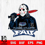 Florida Atlantic Owls Jason Voorhees Horror 12 Svg Eps Dxf Png File, NCAA svg, Digital Download, Instant Download