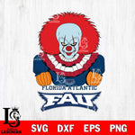 Florida Atlantic Owls Pennywise Horror Sport 3 Svg Eps Dxf Png File, Digital Download