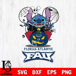 Florida Atlantic Owls Stitch Horror Halloween Svg Eps Dxf Png File, Digital Download, Instant Download