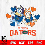 Florida Gators Bluey & Bingo 10 Svg Eps Dxf Png File, NCAA svg, Digital Download, Instant Download