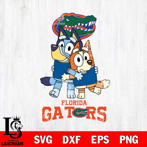 Florida Gators Bluey & Bingo 3 Svg Eps Dxf Png File, NCAA svg, Digital Download, Instant Download