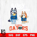 Florida Gators Bluey & Bingo 4 Svg Eps Dxf Png File, NCAA svg, Digital Download, Instant Download