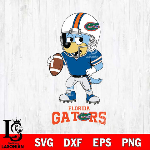 Florida Gators Bluey rugby Svg Eps Dxf Png File, Digital Download ,Instant Download, Cricut File