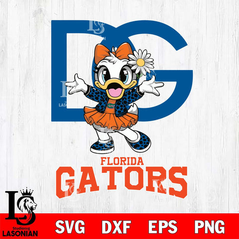 Florida Gators Dolce And Gabbana Daisy Duck Disney Svg Eps Dxf Png File, Digital Download, Instant Download