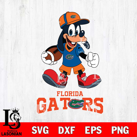 Florida Gators Goofy Football Player SVG DXF EPS PNG FILE,NCAA svg ,Football Digital Download,Instant Download, Silhouette