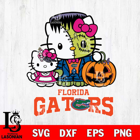 Florida Gators Hello Kitty Horror 10 Svg Eps Dxf Png File, Digital Download