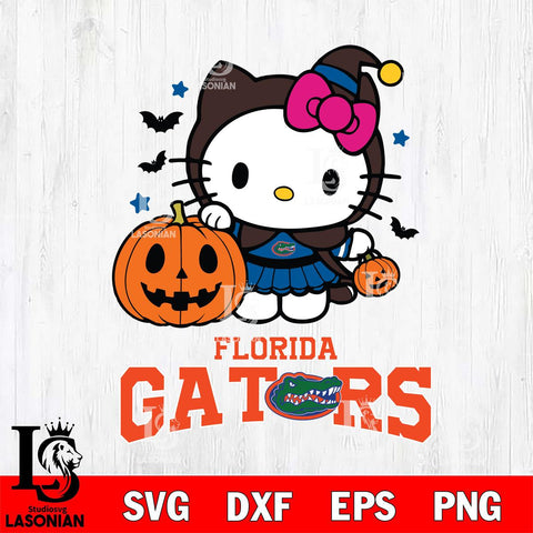 Florida Gators Hello Kitty Horror 1 Svg Eps Dxf Png File, Digital Download