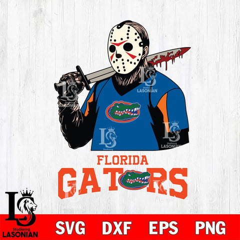 Florida Gators Jason Voorhees 11 Svg Eps Dxf Png File, Digital Download