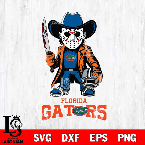 Florida Gators Jason Voorhees 3 Svg Eps Dxf Png File, Digital Download
