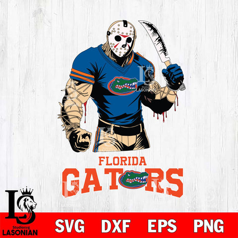Florida Gators Jason Voorhees Svg Eps Dxf Png File, Digital Download