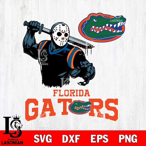 Florida Gators Jason Voorhees 5 Svg Eps Dxf Png File, Digital Download