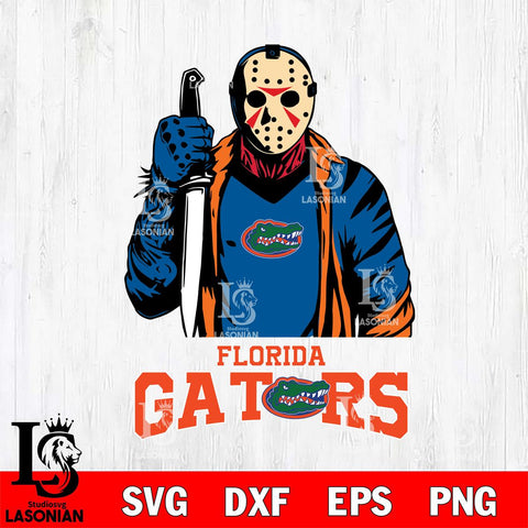 Florida Gators Jason Voorhees 6 Svg Eps Dxf Png File, Digital Download