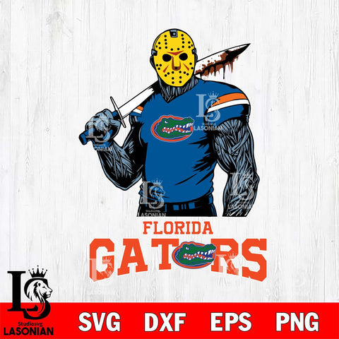 Florida Gators Jason Voorhees 7 Svg Eps Dxf Png File, Digital Download