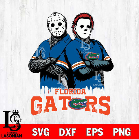 Florida Gators Jason Voorhees 8 Svg Eps Dxf Png File, Digital Download