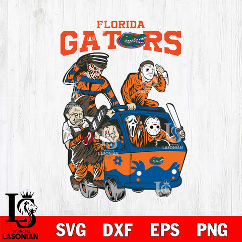 Florida Gators Jason Voorhees Horror 10 Svg Eps Dxf Png File, NCAA svg, Digital Download, Instant Download