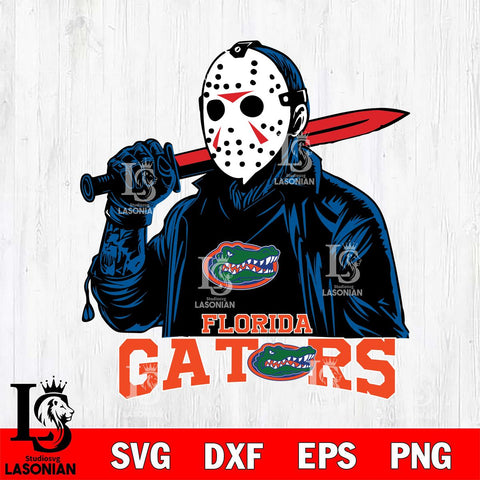 Florida Gators Jason Voorhees Horror 12 Svg Eps Dxf Png File, NCAA svg, Digital Download, Instant Download