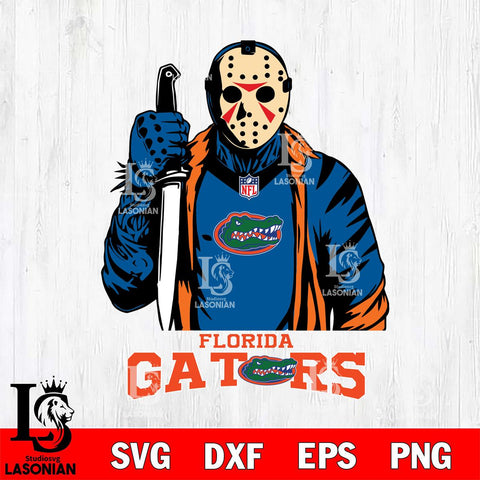 Florida Gators Jason Voorhees Horror 3 Svg Eps Dxf Png File, NCAA svg, Digital Download, Instant Download