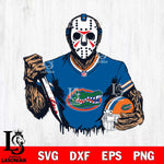 Florida Gators Jason Voorhees Horror 5 Svg Eps Dxf Png File, NCAA svg, Digital Download, Instant Download