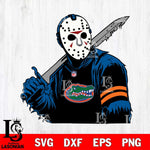 Florida Gators Jason Voorhees Horror 7 Svg Eps Dxf Png File, NCAA svg, Digital Download, Instant Download