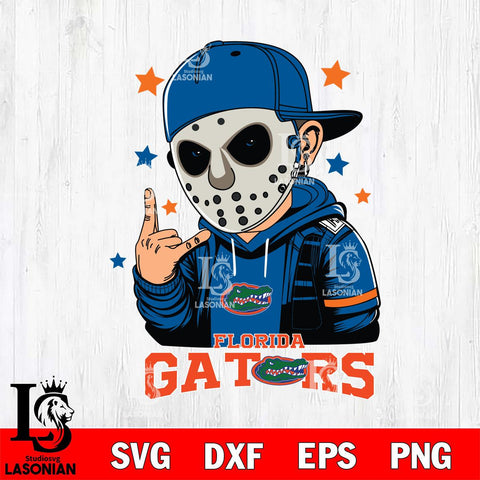 Florida Gators Jason Voorhees Horror 9 Svg Eps Dxf Png File, NCAA svg, Digital Download, Instant Download