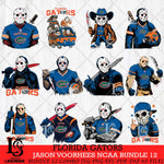 Florida Gators Jason Voorhees Horror Bundle 12 SVG Eps Dxf Png File, bundle NCAA svg, Digital Download, Instant Download