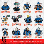 Florida Gators Jason Voorhees NCAA Bundle 12 SVG Svg Eps Dxf Png File, Digital Download