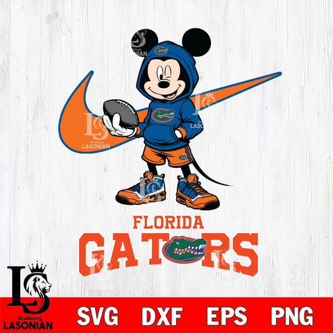 Florida Gators Mikey Mouse Disney NIKE, Svg Eps Dxf Png File, Digital Download
