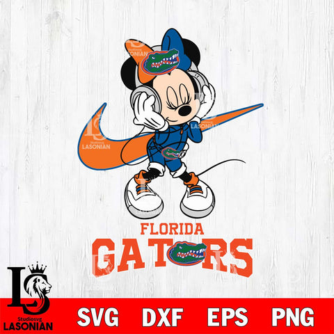 Florida Gators Minnie Mouse Dancing NIKE, Svg Eps Dxf Png File, Digital Download