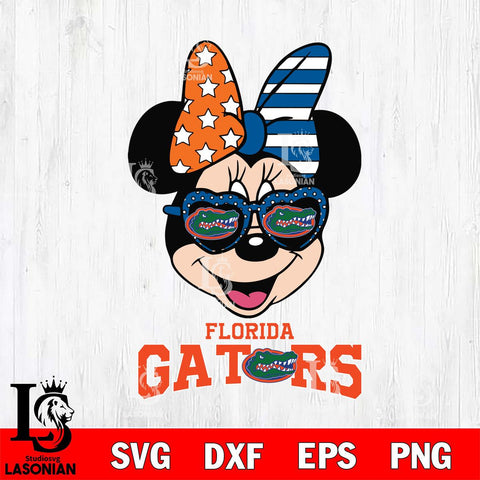 Florida Gators Minnie Mouse Love 2, Svg Eps Dxf Png File, Digital Download