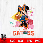 Florida Gators Minnie Mouse Sport SVG DXF EPS PNG FILE, NCAA File Cut,Digital Download,Instant Download