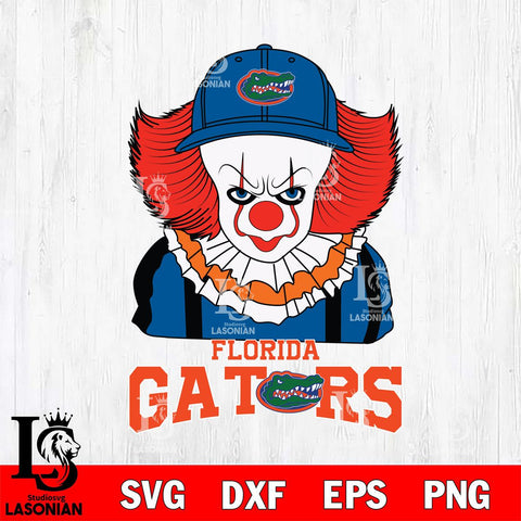 Florida Gators Pennywise Horror Sport 10 Svg Eps Dxf Png File, Digital Download