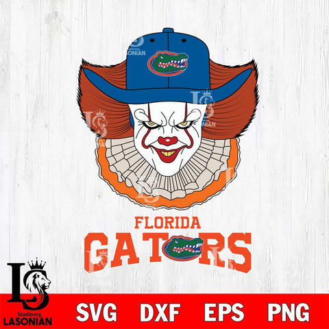 Florida Gators Pennywise Horror Sport 12 Svg Eps Dxf Png File, Digital Download