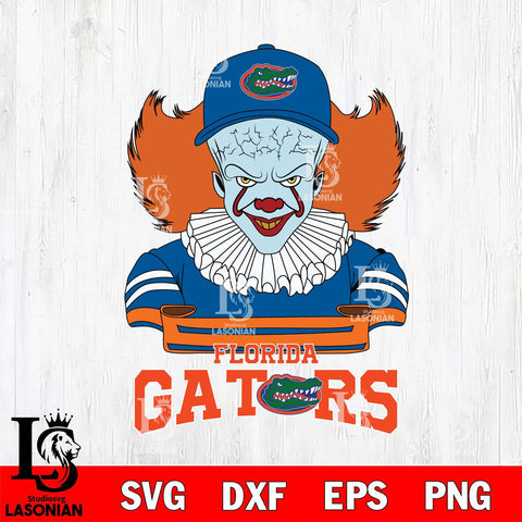 Florida Gators Pennywise Horror Sport 2 Svg Eps Dxf Png File, Digital Download