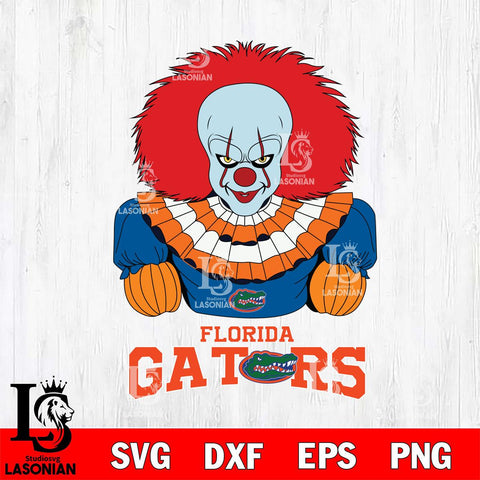 Florida Gators Pennywise Horror Sport 3 Svg Eps Dxf Png File, Digital Download