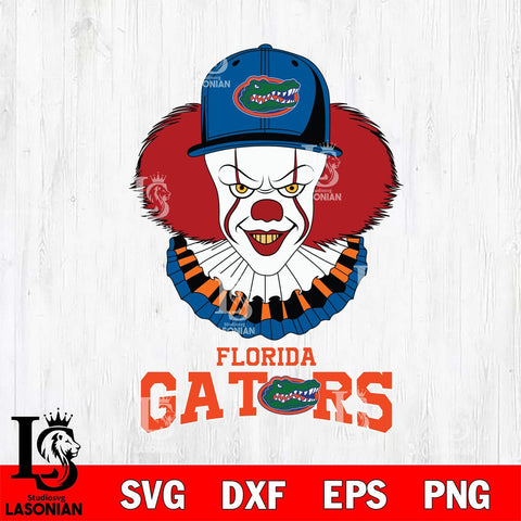 Florida Gators Pennywise Horror Sport 4 Svg Eps Dxf Png File, Digital Download