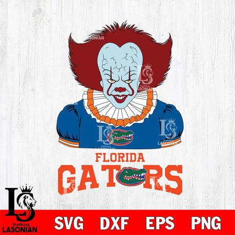 Florida Gators Pennywise Horror Sport 5 Svg Eps Dxf Png File, Digital Download