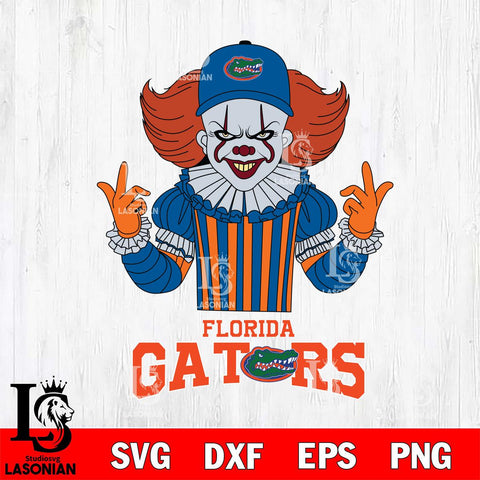 Florida Gators Pennywise Horror Sport 8 Svg Eps Dxf Png File, Digital Download