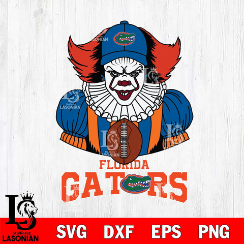 Florida Gators Pennywise Horror Sport 9 Svg Eps Dxf Png File, Digital Download