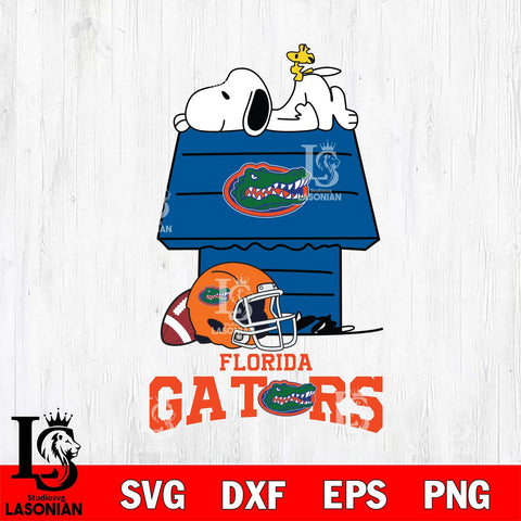 Florida Gators Snoopy Chill Football SVG DXF EPS PNG FILE,Snoopy File Cut, NCAA Digital Download,Instant Download,Christmas Silhouette