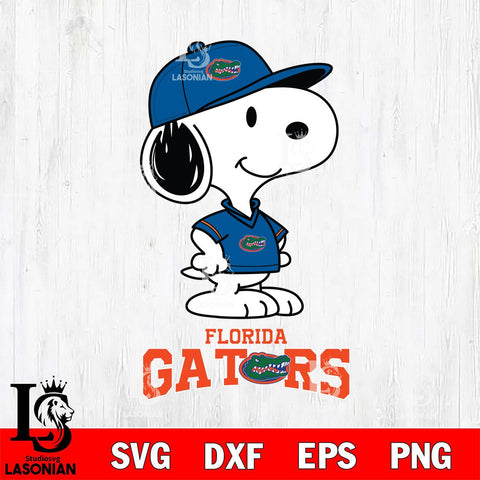 Florida Gators Snoopy Football sport SVG DXF EPS PNG FILE,Snoopy File Cut, NCAA Digital Download,Instant Download,Christmas Silhouette