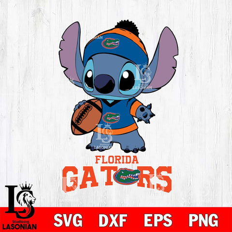Florida Gators Stitch Disney, Svg Eps Dxf Png File, Digital Download