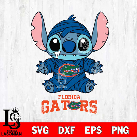 Florida Gators Stitch Mummy Svg Eps Dxf Png File, NCAA svg, Digital Download, Instant Download