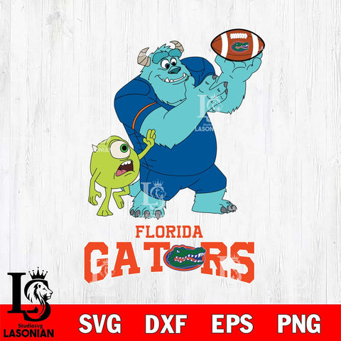 Florida Gators Sully & Mike Football Cricut,Christmas SVG DXF EPS PNG FILE, NCAA Digital Download,Instant Download, Silhouette