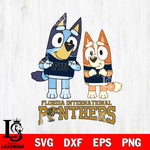 Florida International Panthers Bluey & Bingo 6 Svg Eps Dxf Png File, NCAA svg, Digital Download, Instant Download