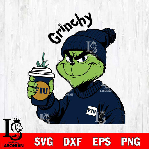 Florida International Panthers Boujee Grinch 10 Svg Eps Dxf Png File, Digital Download, Instant Download