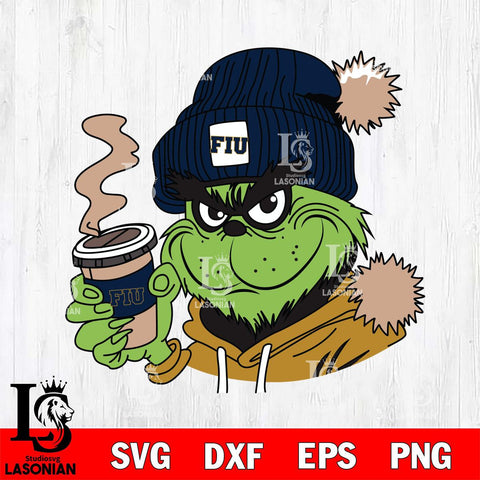 Florida International Panthers Boujee Grinch 4 Svg Eps Dxf Png File, Digital Download, Instant Download