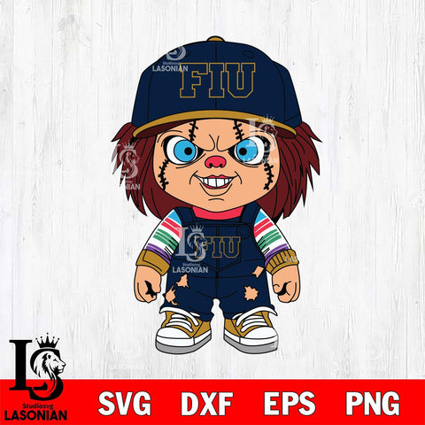 Florida International Panthers Chucky Football Horror Halloween Svg Eps Dxf Png File, NCAA svg, Digital Download, Instant Download
